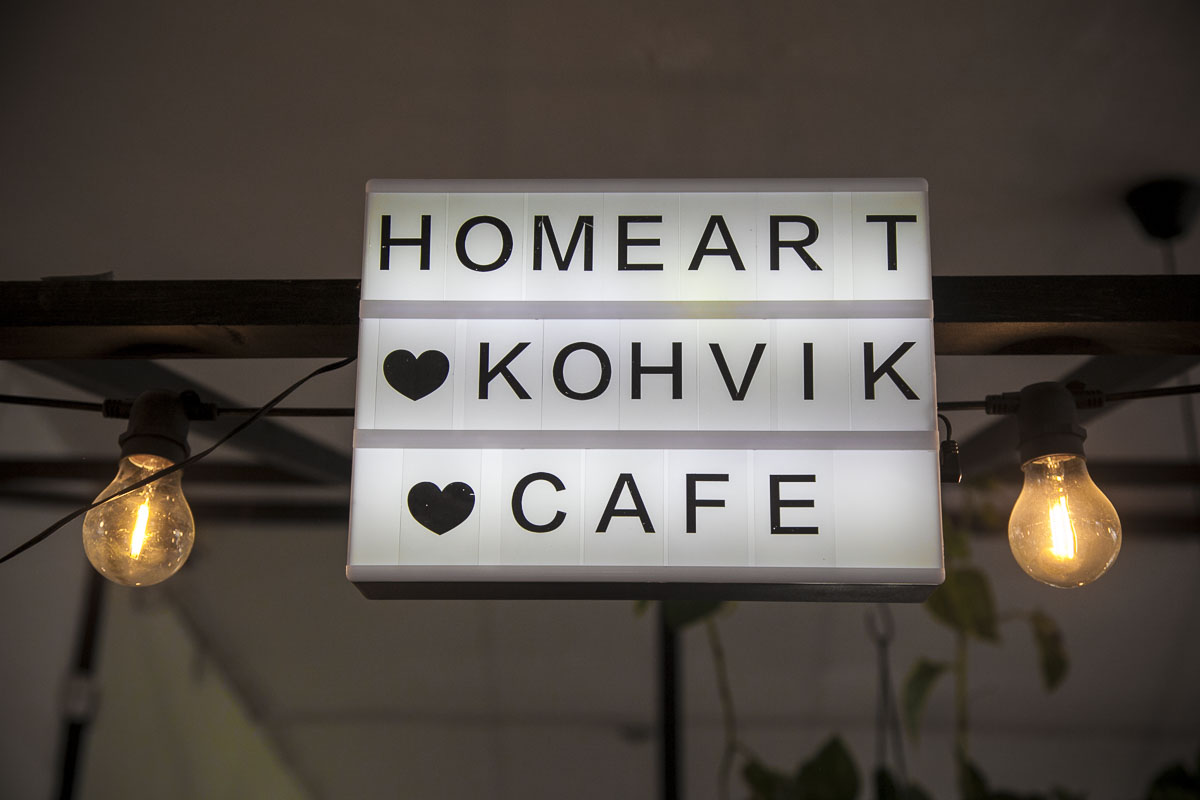 Homeart on sekä kauppa että kahvila paikkana Telliskivi