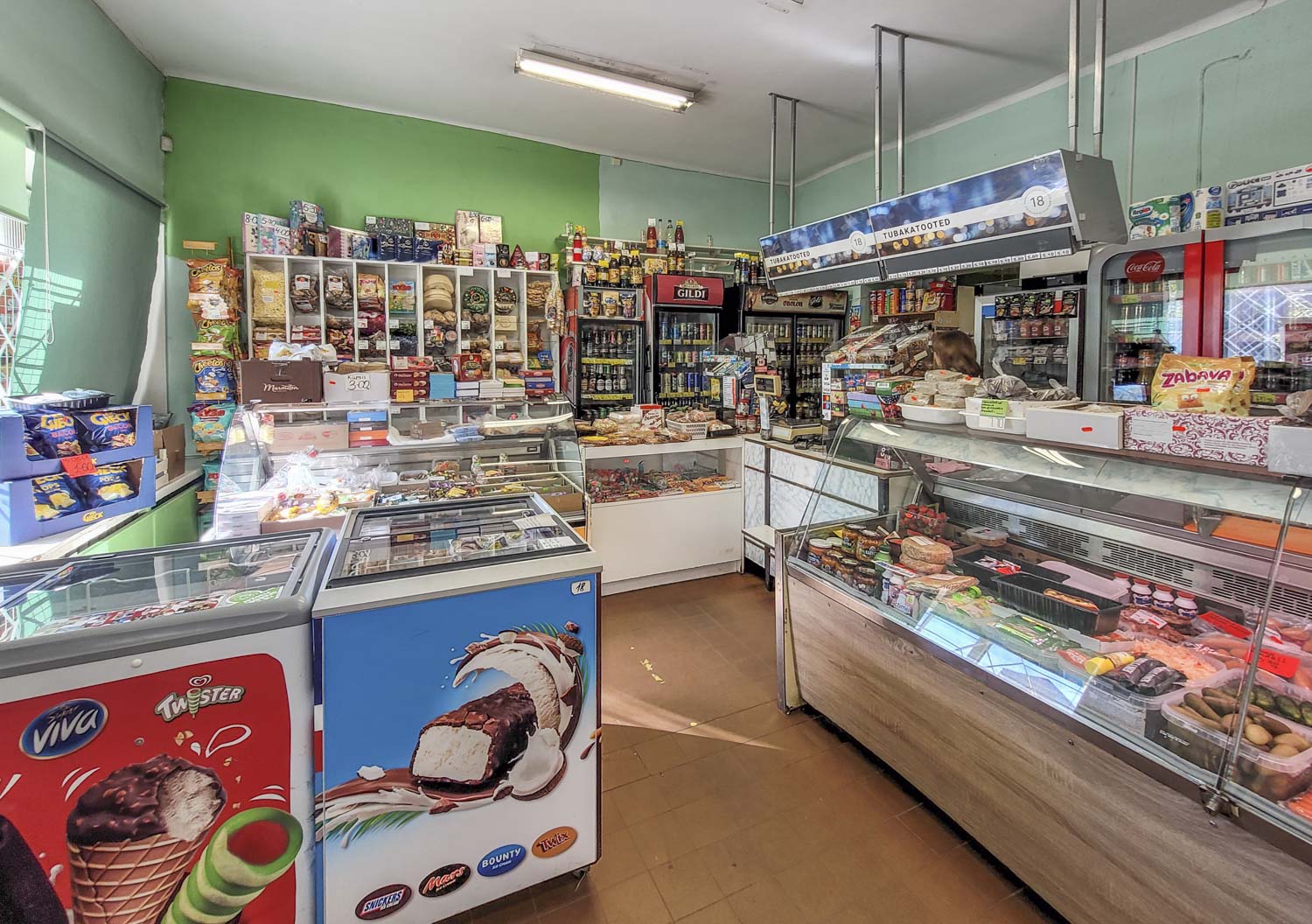 Kyläkauppa Sillamäellä.